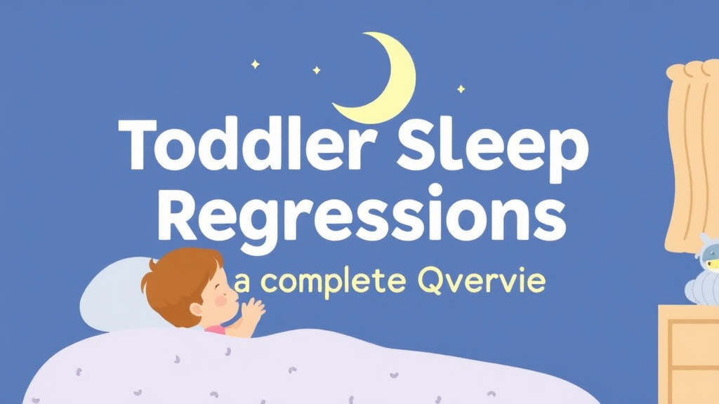 Visual guide for practical steps in toddler sleep regressions: a complete overview