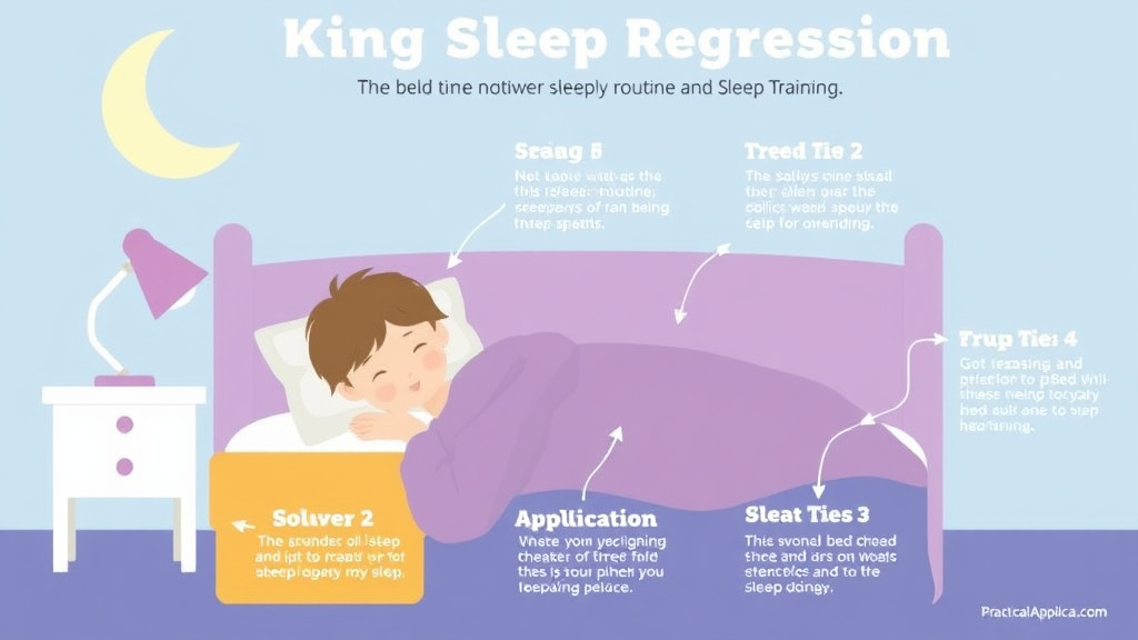 Action-oriented illustration showing how to apply tracking Sleep Regression