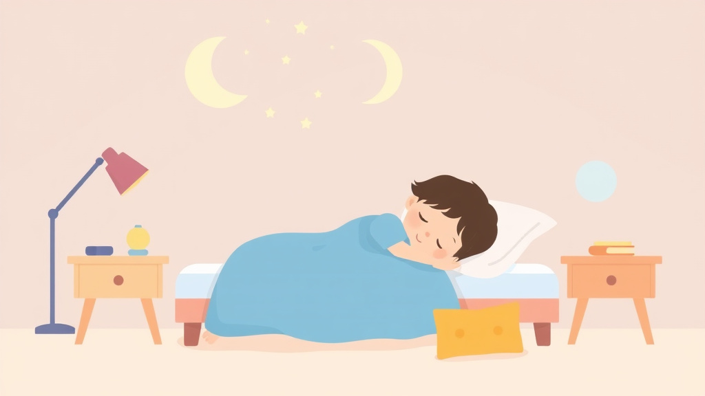 Illustration showing key concepts related to what is a sleep regression