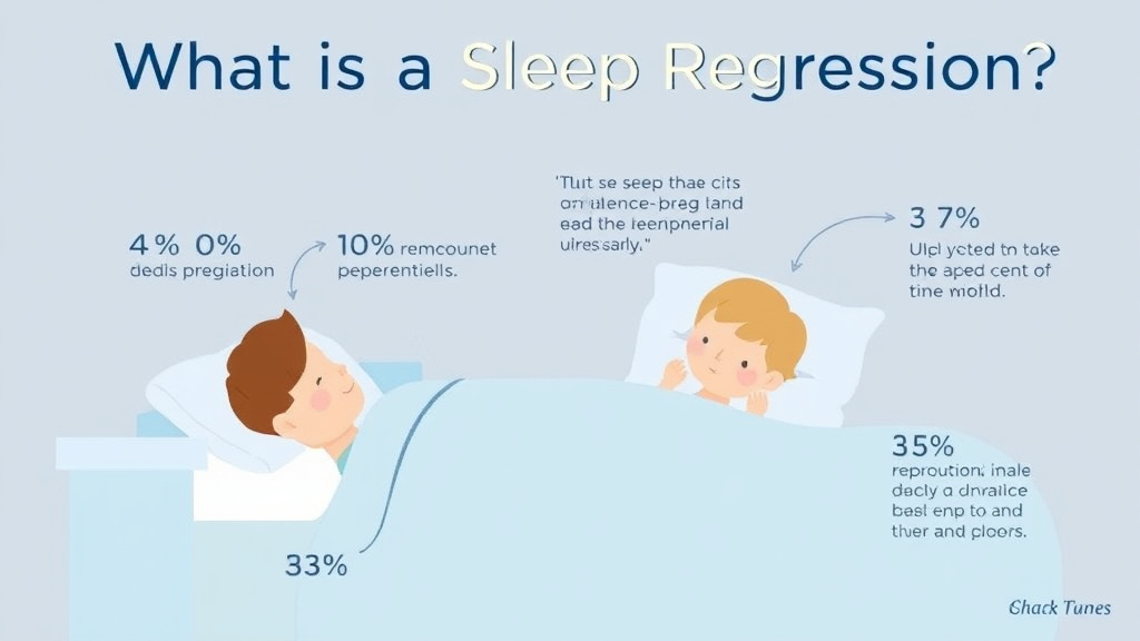 Visual guide for practical steps in what is a sleep regression