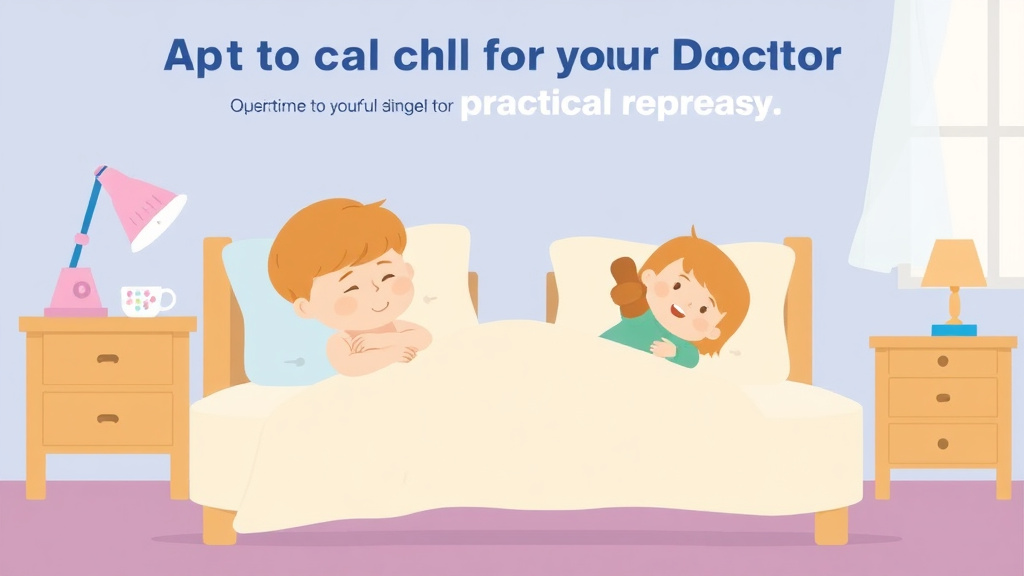 Visual guide for practical steps in when to call the doctor during regression