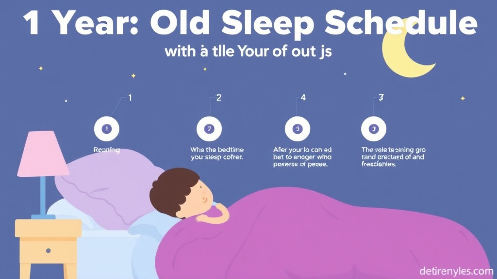 Real-world application diagram for 1 Year Old Sleep Schedule: What to Expect
