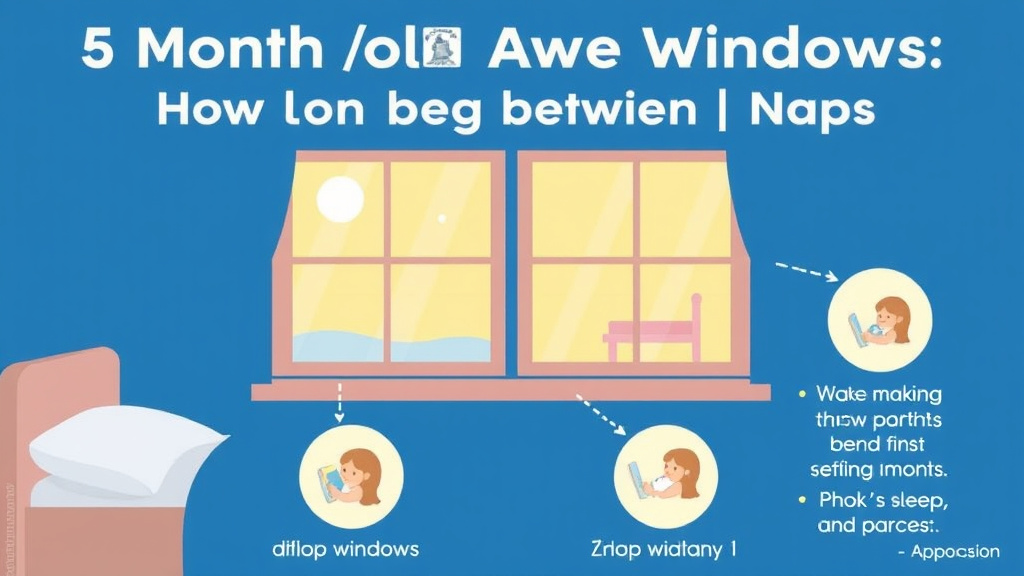 Process flow illustration for putting 5 Month Old Wake Windows: How Long Between Naps into action