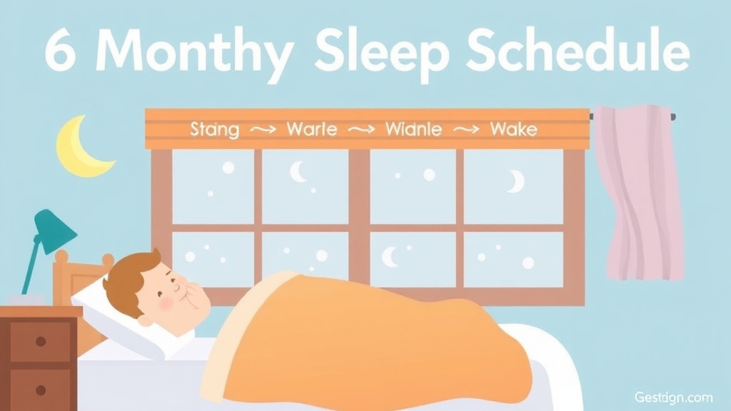 Practical checklist visual for 6 Month Old Sleep Schedule: Naps, Bedtime, and Wake Windows