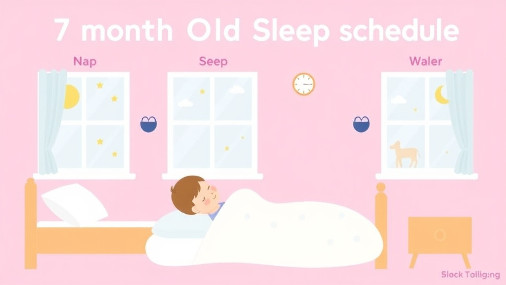 Action-oriented illustration showing how to apply 7 Month Old Sleep Schedule: Naps, Bedtime, and Wake Windows