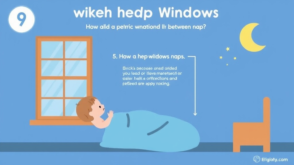 Action-oriented illustration showing how to apply 9 Month Old Wake Windows: How Long Between Naps