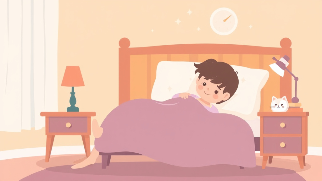 A professional illustration depicting bedtime Too Early Signs