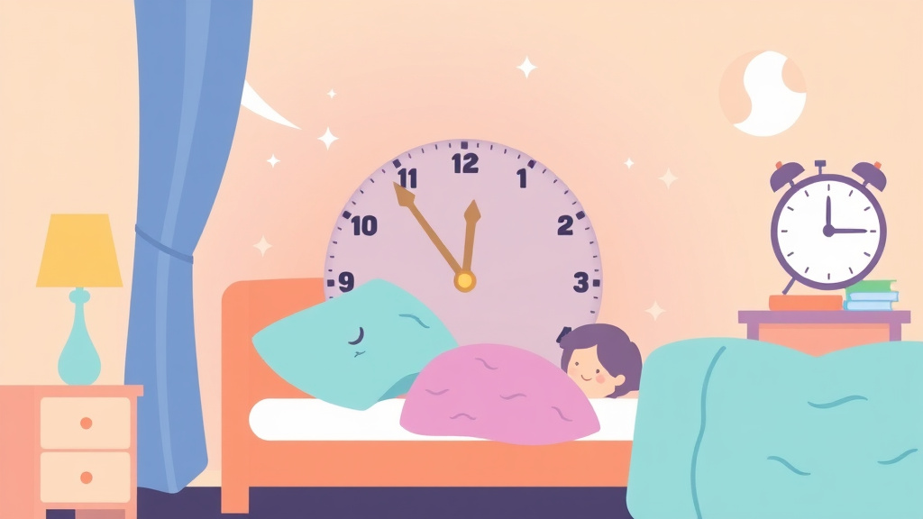 A professional illustration depicting clock Based Sleep Schedule Guide