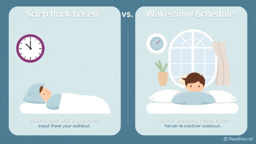 Practical workflow diagram for clock Based Vs Wake Window Schedule