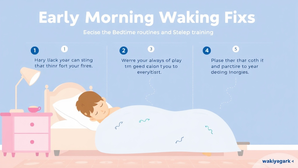 Real-world application diagram for early Morning Waking Fixes