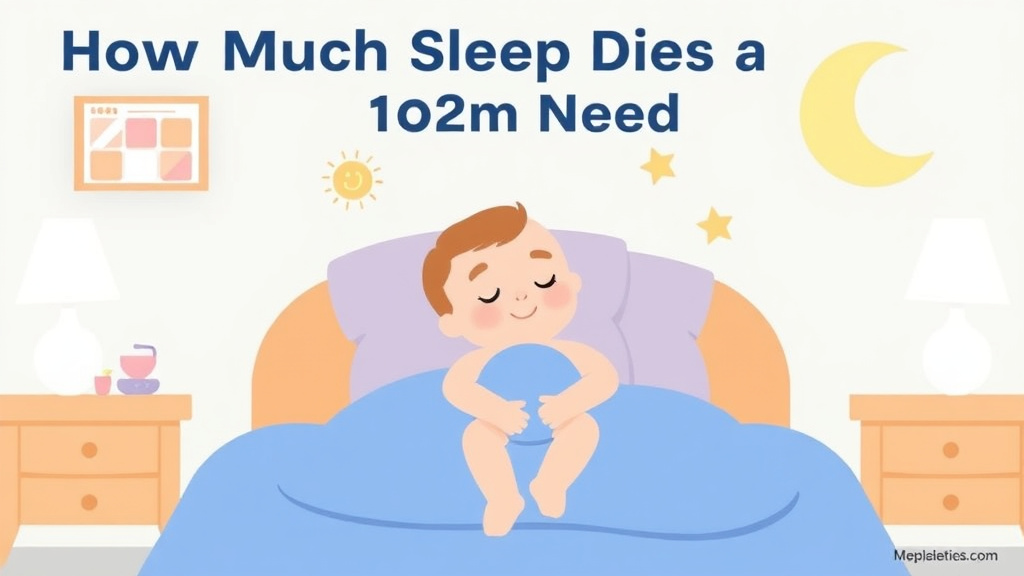 Hands-on guide visualization for how Much Sleep Does a 12 Month Old Need?