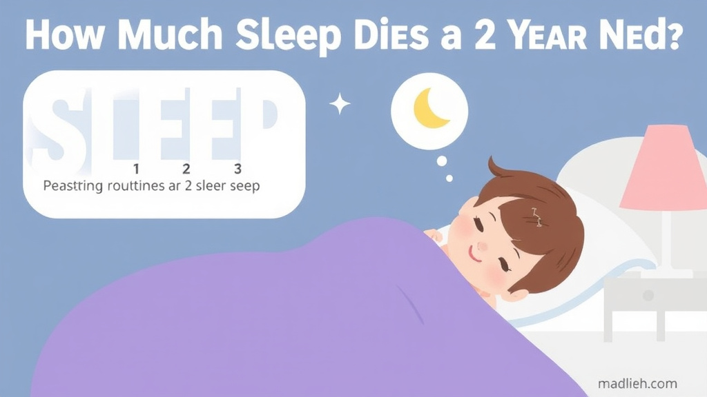 Real-world application diagram for how Much Sleep Does a 2 Year Old Need?