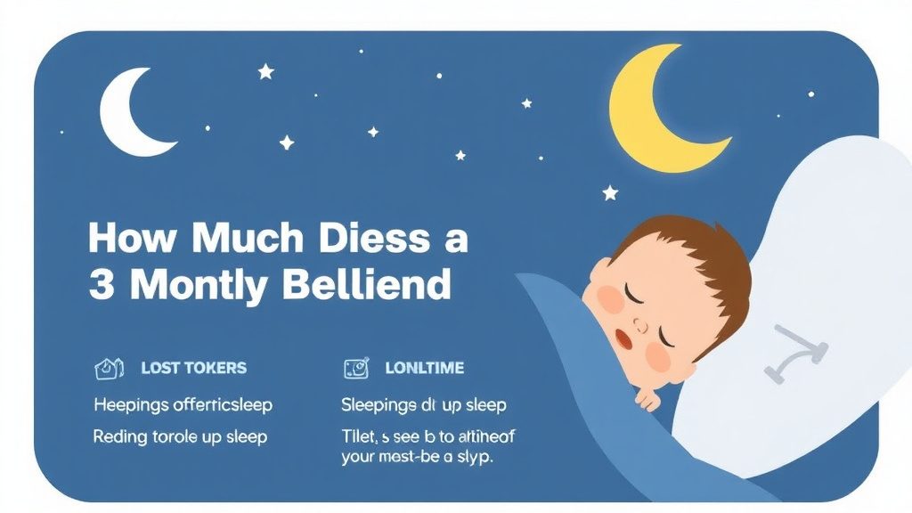 Real-world application diagram for how Much Sleep Does a 3 Month Old Need?