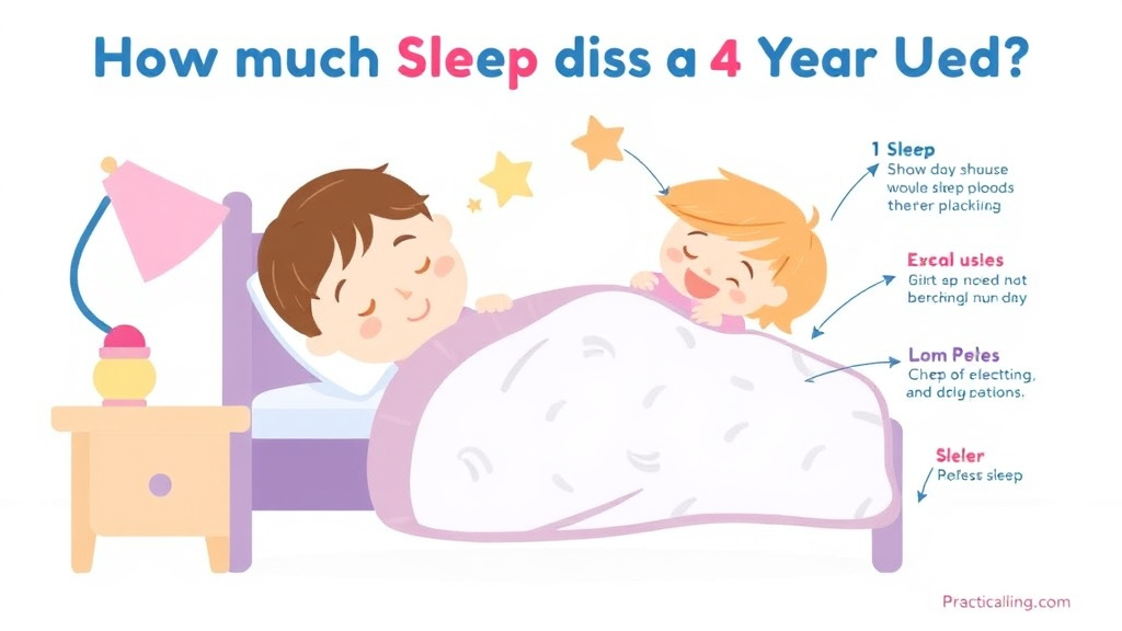 Real-world application diagram for how Much Sleep Does a 4 Year Old Need?