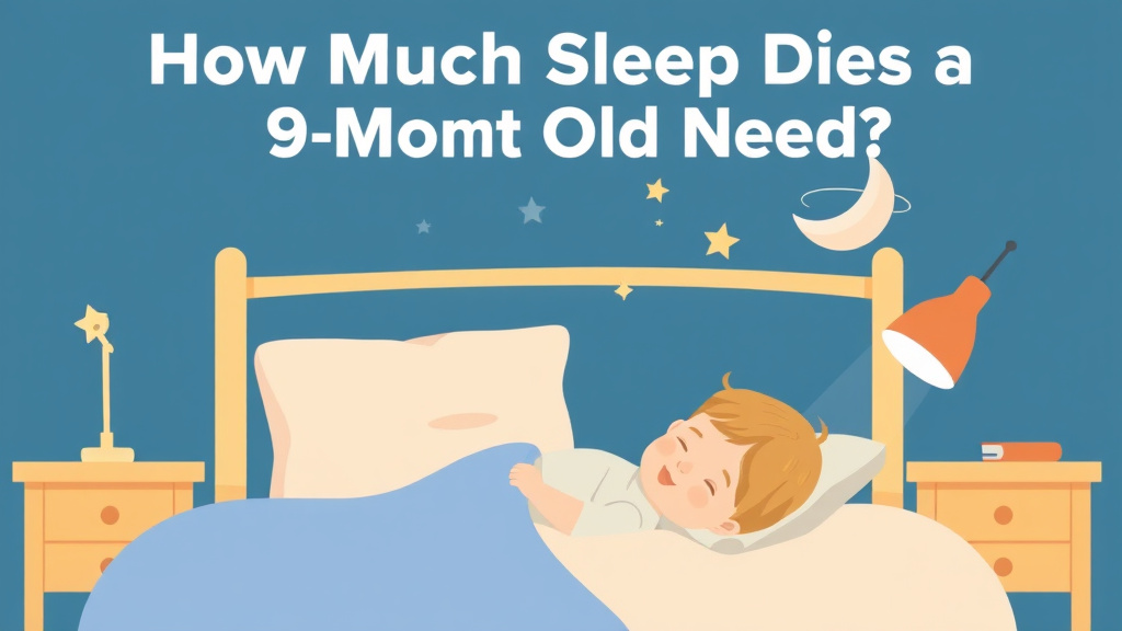 Detailed visual representation of how Much Sleep Does a 9 Month Old Need?