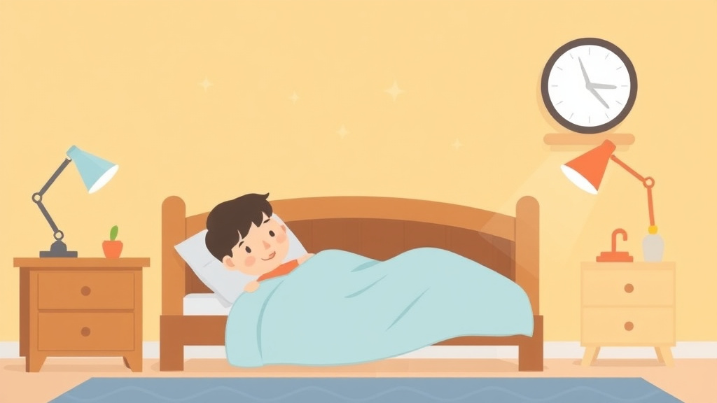 Clear illustration of move Bedtime Later with supporting details