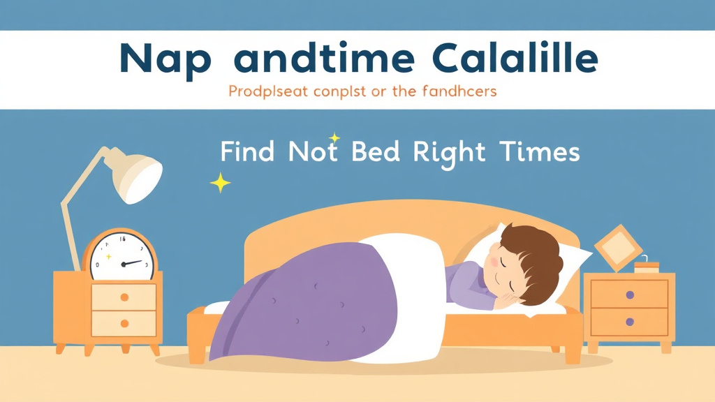 Clear illustration of nap and Bedtime Calculator: Find the Right Times with supporting details