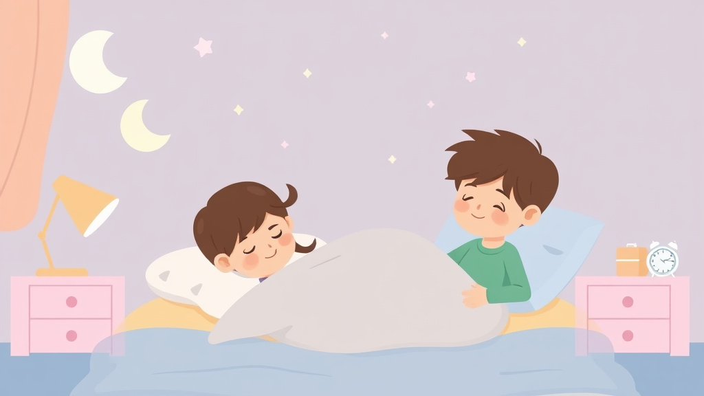 Visual overview of sleep Schedule for Preschoolers with key concepts highlighted