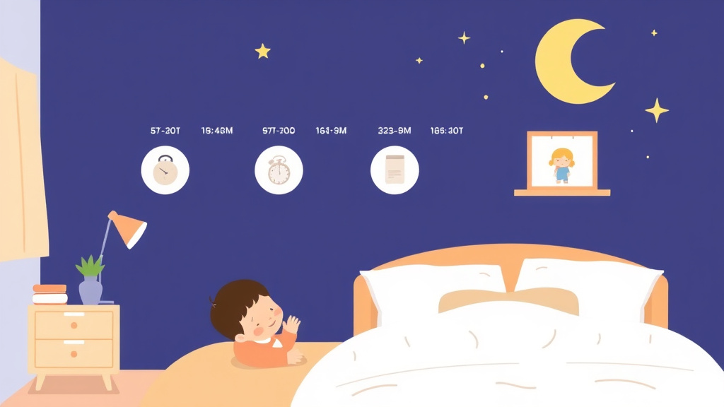 Illustration breaking down the fundamentals of schedule During Sleep Training
