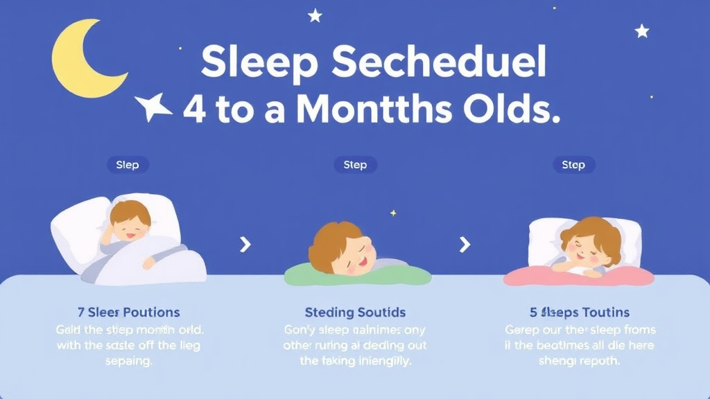 Real-world application diagram for best Sleep Schedule for 4 to 6 Month Olds