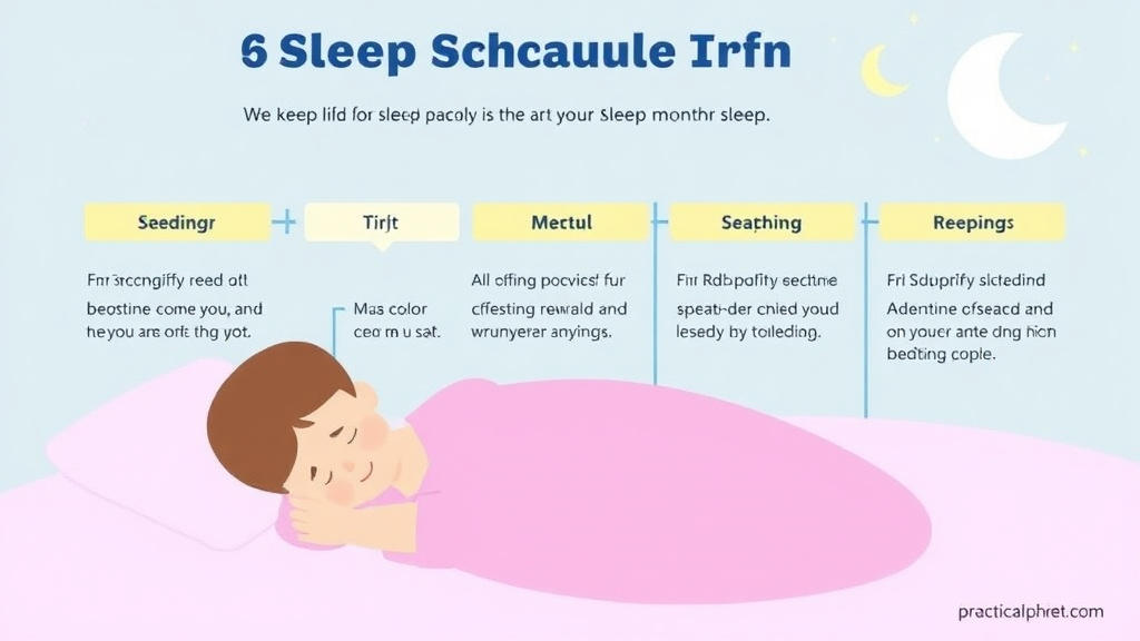 Real-world application diagram for best Sleep Schedule for 6 to 9 Month Olds