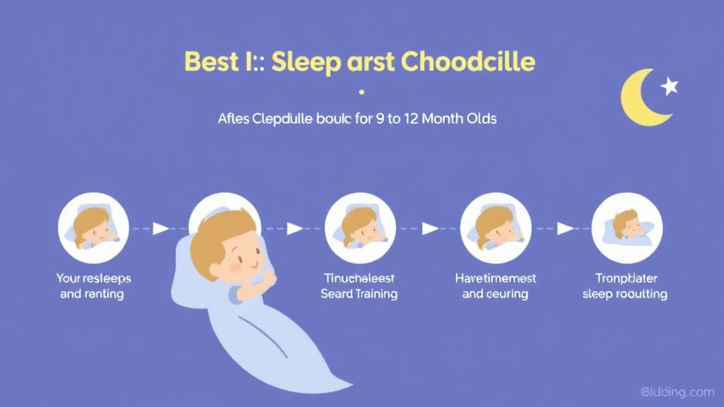 Hands-on guide visualization for best Sleep Schedule for 9 to 12 Month Olds