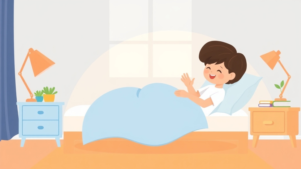 A professional illustration depicting schedule Adjustments to Fix Early Morning Waking