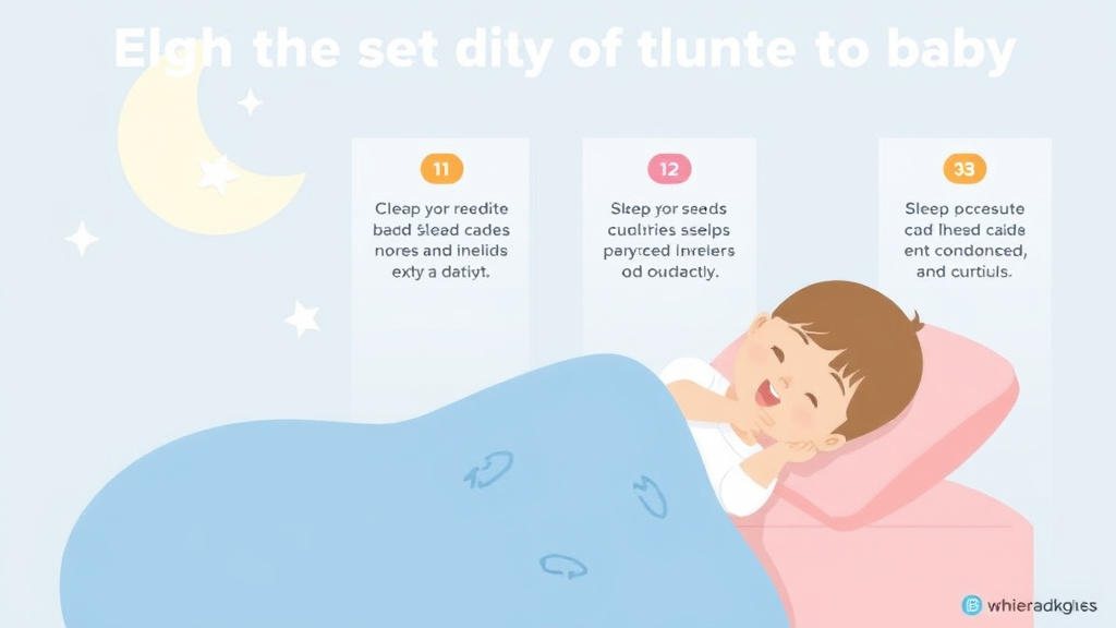 Process flow illustration for putting sleep Schedule for a High Sleep Needs Baby into action