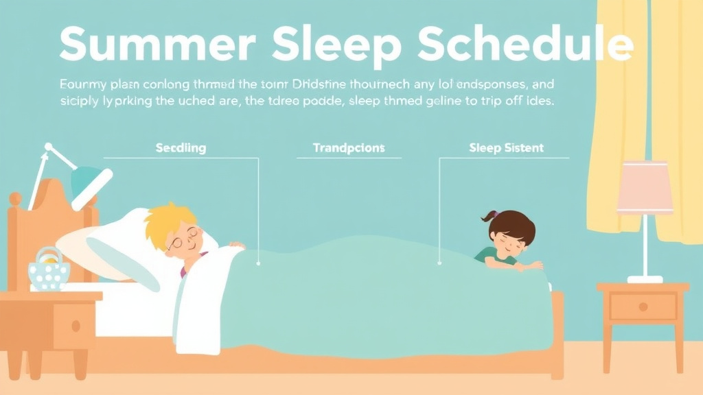 Real-world application diagram for summer Sleep Schedule Adjustments