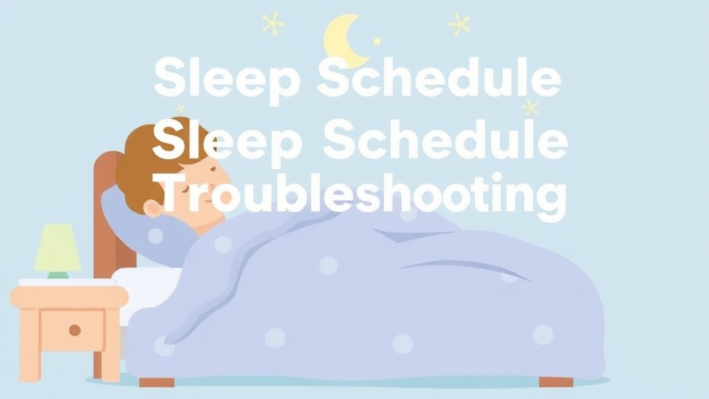 Step-by-step visual guide for implementing sleep Schedule Troubleshooting Guide