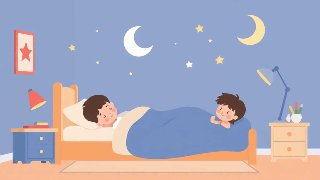 Clear illustration of sleep Schedule for School Age Children with supporting details