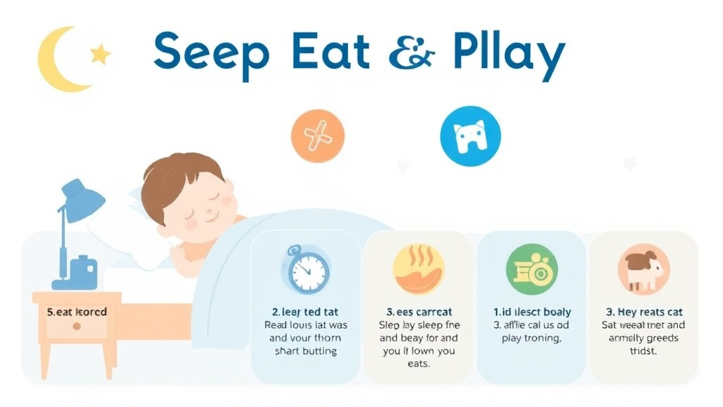 Hands-on guide visualization for sleep Eat Play Schedule