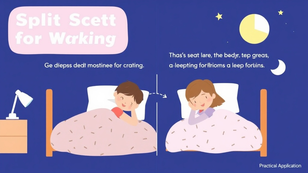 Hands-on guide visualization for split Schedule for Working Parents