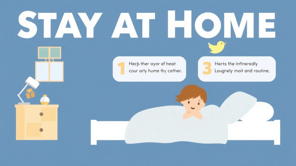 Practical checklist visual for stay at Home Schedule: Sample Times and Tips
