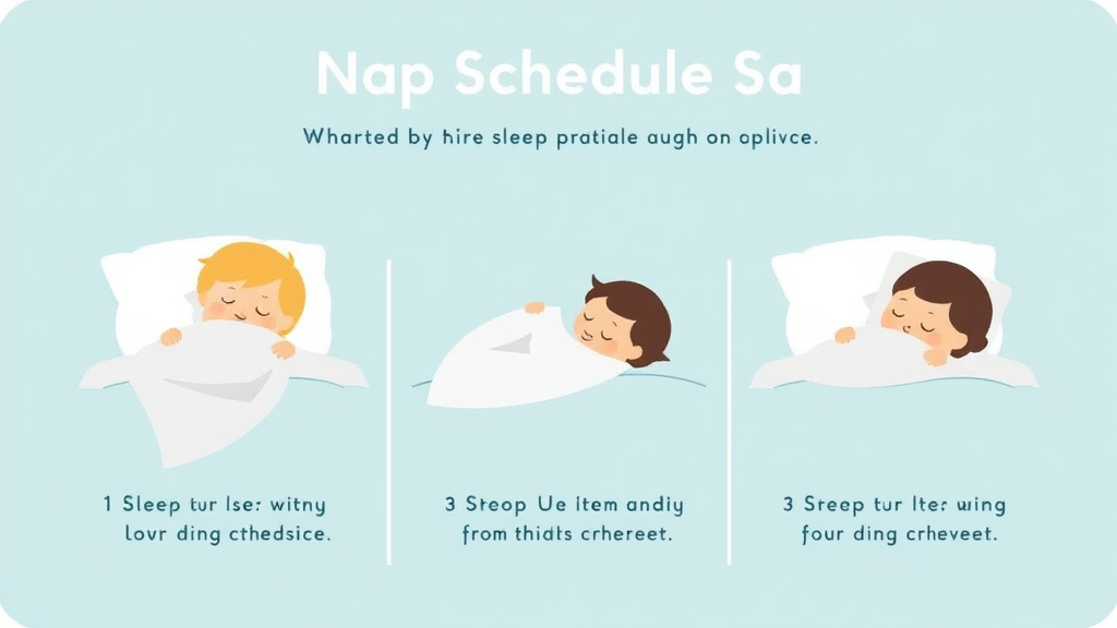 Practical workflow diagram for three Nap Schedule: Sample Times and Tips
