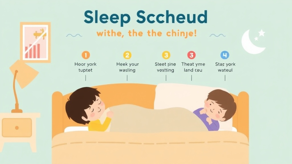 Step-by-step visual guide for implementing sleep Schedule with Two Under Two