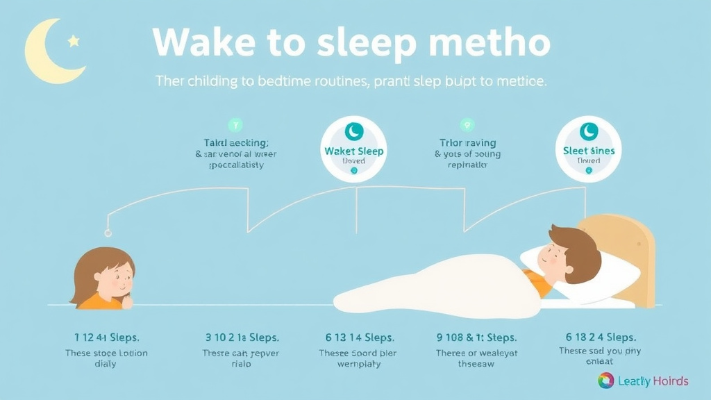 Practical checklist visual for wake To Sleep Method