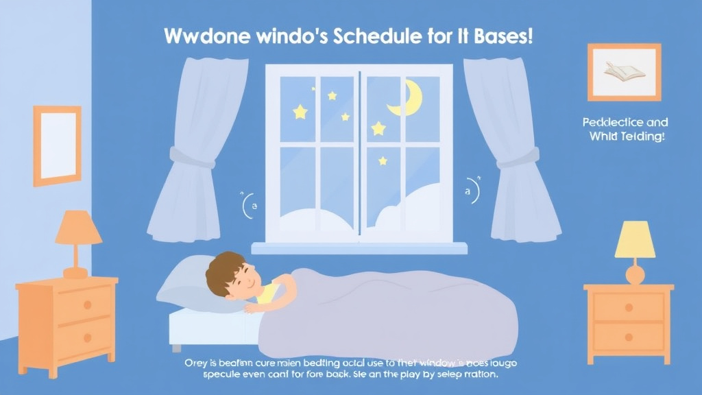 Action-oriented illustration showing how to apply wake Window Based Schedule: How to Build One