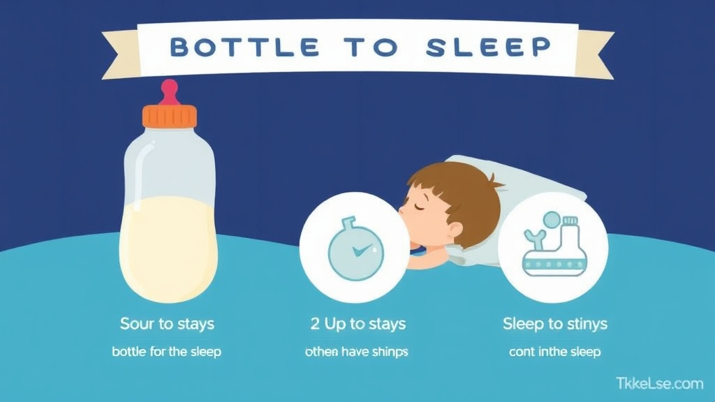 Visual guide for practical steps in bottle to sleep how to stop