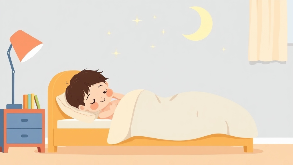 Illustration showing key concepts related to bouncing to sleep how to stop