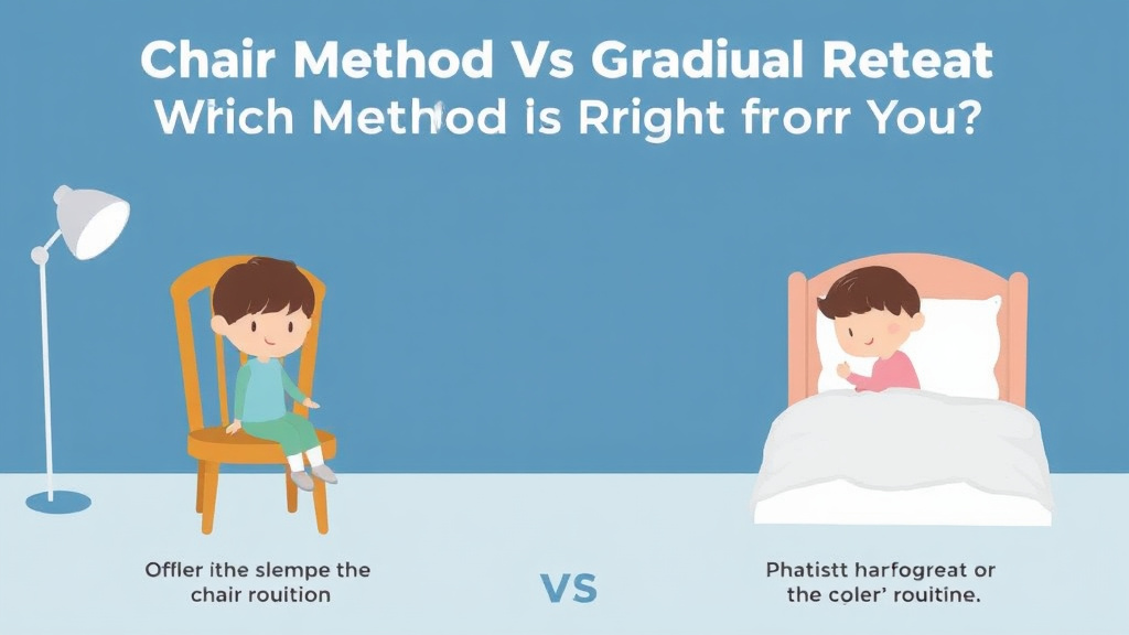 Visual guide for practical steps in chair method vs gradual retreat: which method is right for you?