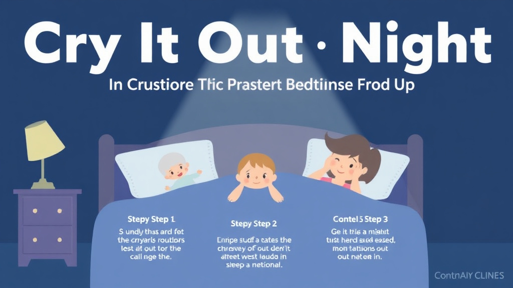 Step-by-step visual guide for implementing cry It Out Night Three: What Parents Need to Know