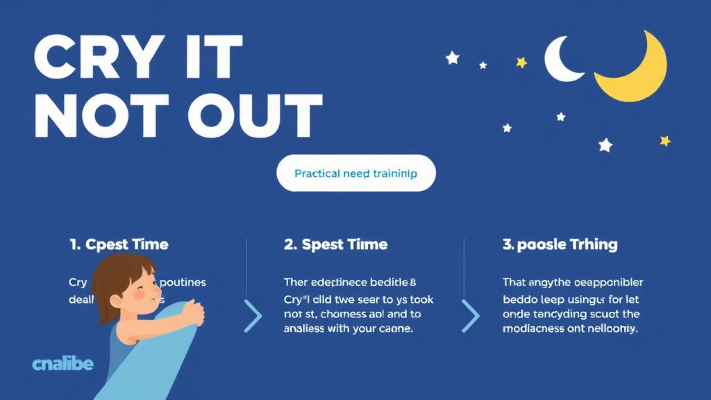 Process flow illustration for putting cry It Out Not Working: What Parents Need to Know into action