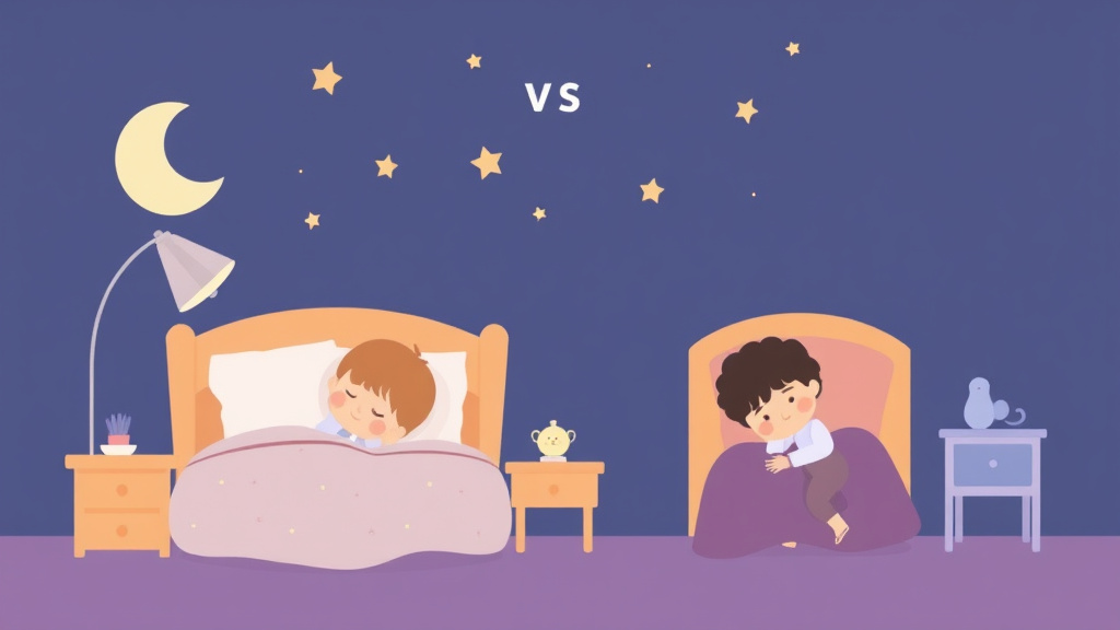 Illustration showing key concepts related to fading vs ferber: which method is right for you?