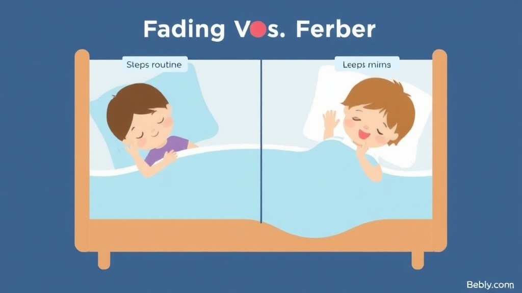 Visual guide for practical steps in fading vs ferber: which method is right for you?