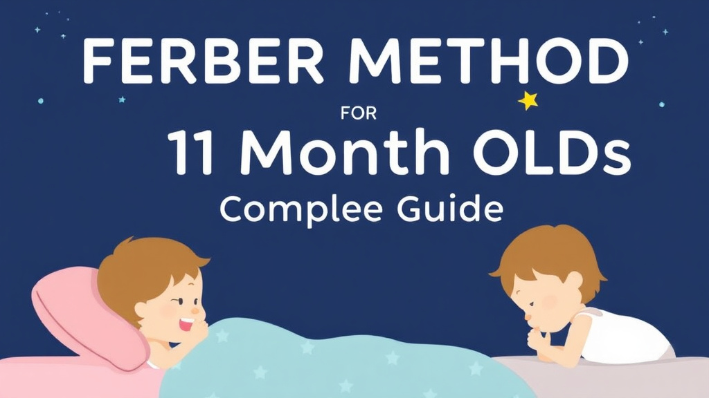 Process flow illustration for putting ferber Method for 11 Month Olds: Complete Guide into action