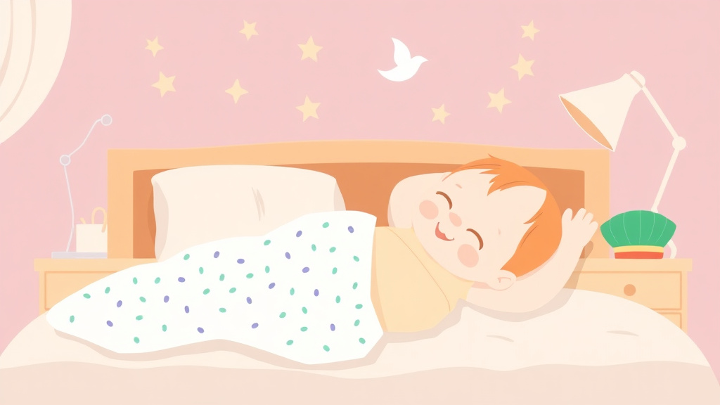 Illustration showing key concepts related to ferber method for 5 month olds: complete guide