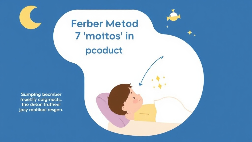 Visual guide for practical steps in ferber method for 7 month olds: complete guide