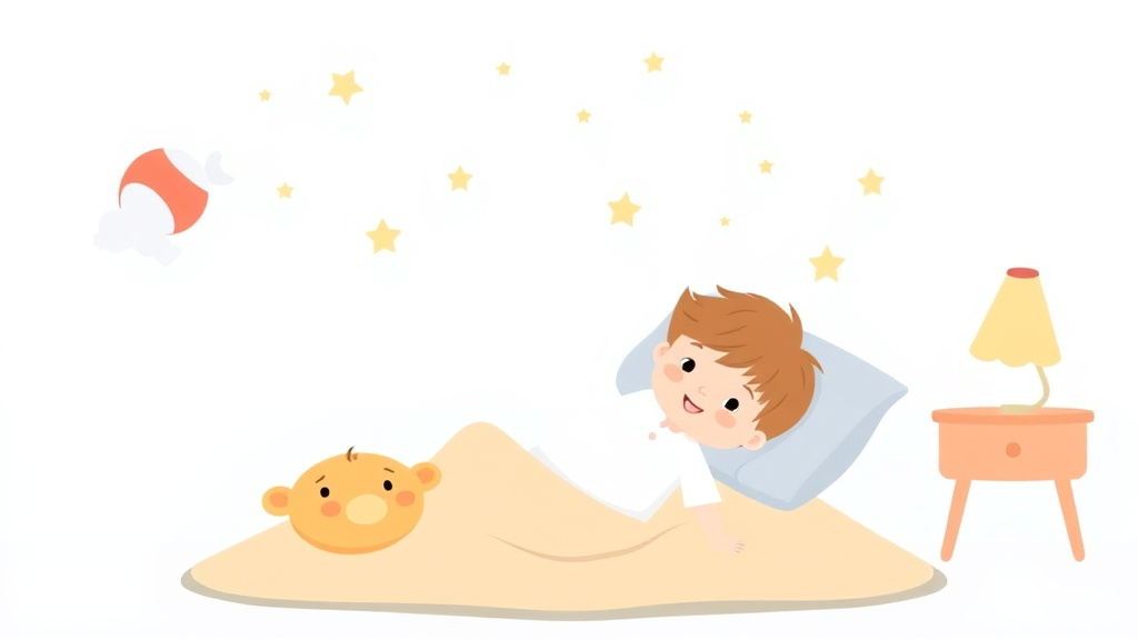 Illustration showing key concepts related to ferber method for 8 month olds: complete guide