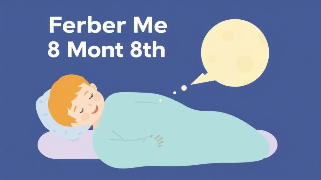 Visual guide for practical steps in ferber method for 8 month olds: complete guide